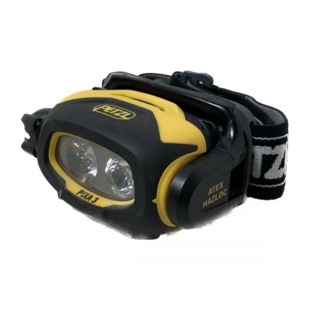  PETZL 100ルーメン　防爆ヘッドライト PIXA3 ブラック×イエロー