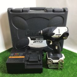 ** HITACHI 日立 コードレスインパクトドライバ 14,4V/3,0Ah （ケース・充電器・バッテリ1個付属） WH14DSL Bランク