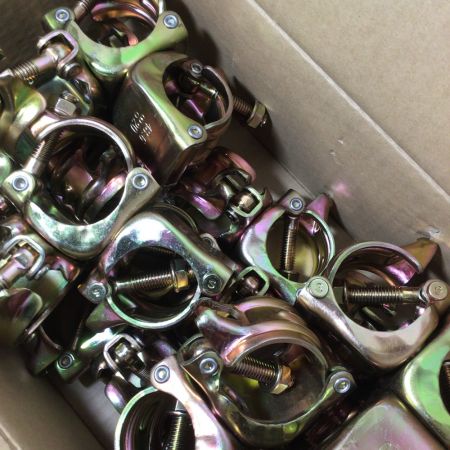   単管用 クランプ 3連マルチクランプ直交10個入り