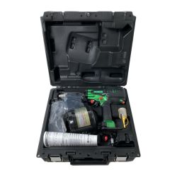＊＊ HITACHI 日立 90mm 高圧ロール釘打機　パワー切替機構あり ① NV90HR(SL) グリーン Sランク