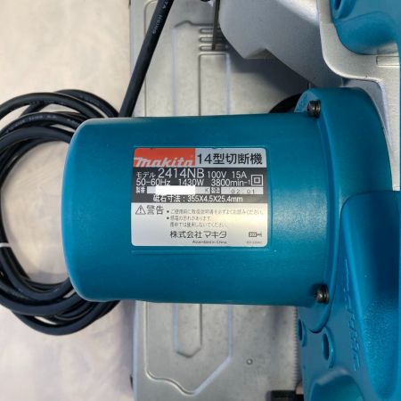  MAKITA マキタ 14型高速切断機　355ｍｍ 2414NB