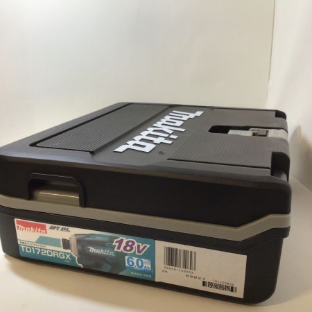  MAKITA マキタ 充電式インパクトドライバ 18V/6,0Ah バッテリー1個付 TD172DRGX