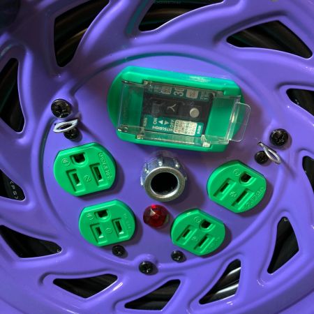  NICHIDO 温度センサー付 電工ドラム 屋内型 30m NF-EB34