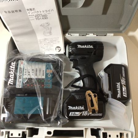  MAKITA マキタ 充電式インパクトドライバ 18V 3,0Ah TD149DRFXB