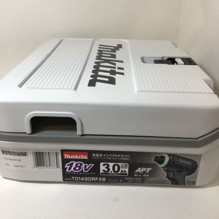  MAKITA マキタ 充電式インパクトドライバ 18V 3,0Ah TD149DRFXB