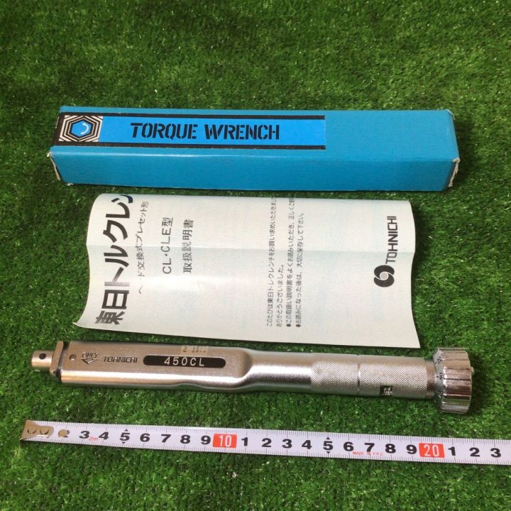 TOHNICHI 東日 ヘッド交換式プレセット形トルクレンチ 100-500kgf/cm ※校正歴不明 450CL｜中古｜なんでもリサイクルビッグバン