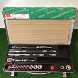 ** KTC ケーティーシー ソケットレンチセント 9,5sq 19点 ケース付 TB312X Aランク
