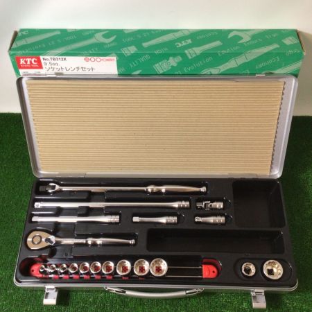  KTC ケーティーシー ソケットレンチセント 9,5sq 19点 ケース付 TB312X