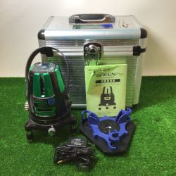 ** shinwa シンワ レーザー墨出し器 グリーンレーザー 3ライン 本体のみ （ケース付） Neo31 Bright 78275 Bランク