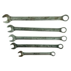 ＊＊ Snap-on スナップオン コンビネーションレンチ GSOEXM15/GOEXM130B/GSOEX16/GOEX14B/GOEX120 5本セット GOEXM130B Cランク