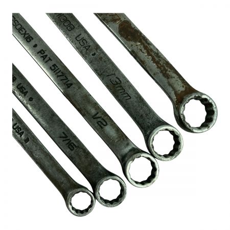  Snap-on スナップオン コンビネーションレンチ GSOEXM15/GOEXM130B/GSOEX16/GOEX14B/GOEX120 5本セット GOEXM130B