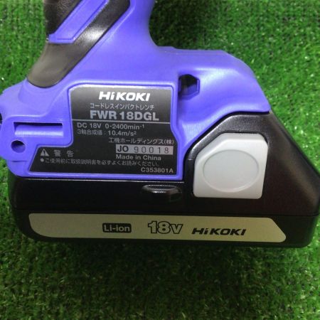  HiKOKI ハイコーキ コードレスインパクトドライバ 18V 付属品完備 FWR18DGL