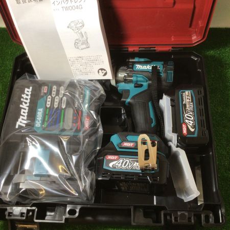  MAKITA マキタ 充電式インパクトドライバ  40Vmax 付属品完備 TW004GRDX