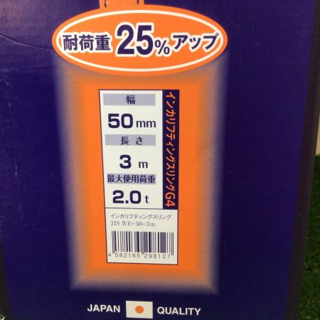 Inka インカ 玉掛け作業用ベルトスリング 3m 2トン G4 Aランク