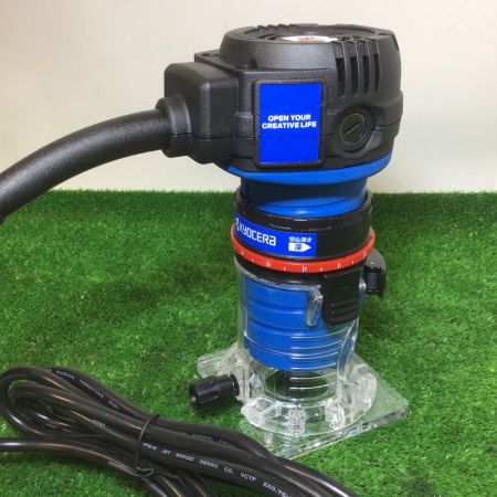  KYOCERA キョウセラ コード式トリマー ビット軸径6mm 400W 付属品完備 MTR-42