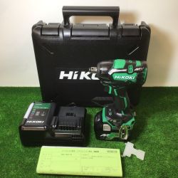 ** HiKOKI ハイコーキ コードレスインパクトレンチ 36V 充電器・ケース・バッテリー1個付属 WR36DC Sランク