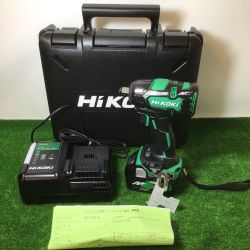** HiKOKI ハイコーキ コードレスインパクトレンチ 36V 充電器・ケース・バッテリー1個 WR36DC Sランク