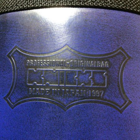  KNICKS ニックス 鳶職向仕様ツーウェイタイプガラス革2段腰袋 ADV-201TB ブラック×ネイビー