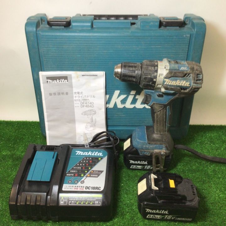 MAKITA マキタ 充電式ドライバドリル 18V/6,0Ah 付属品完備 MAKITA マキタ 充電式ドライバドリル 18V/6,0Ah 付属品完備