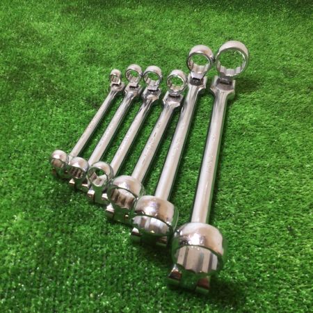  MITOLOY 水戸工業 ミトロイ フレックス 首振りメガネレンチ 6点セット