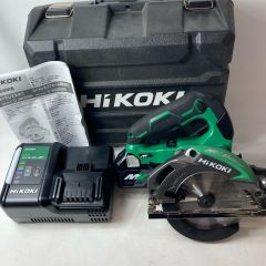 HiKOKI ハイコーキ 充電式丸のこ 125mm C3605DA(XP) マルチボルトバッテリBSL36A18×1、充電器UC18YDL、ケース付 Sランク