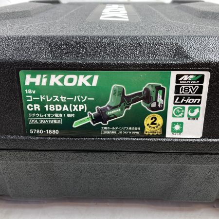  HiKOKI ハイコーキ HiKOKI 18V マルチボルト コードレスセーバソー CR18DA(XP)