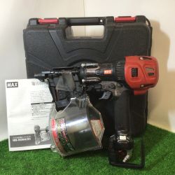 ** MAX マックス 45mm~90mm 高圧ロール釘打機 スーパーネイラ ケース付 HN-90N4(D) Bランク