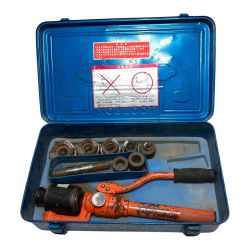 ＊＊ 西田製作所 手動油圧式フリーパンチャー (ケース・コマ付属） NC-TP-F-1 Cランク