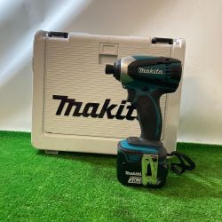 ** MAKITA マキタ インパクトドライバ 充電器・充電池・ケース付 コードレス式 14.4V/3.0Ah TD134DX2 Bランク