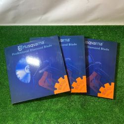 ** Husqvarna ハスクバーナ 12inc エンジンカッター用乾式 ダイヤモンドブレード 3枚セット Sランク