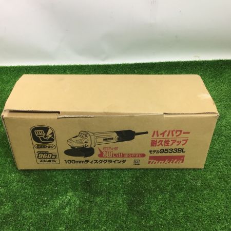  MAKITA マキタ 100mm ディスクグラインダ コード式 960W 付属品完備 9533BL