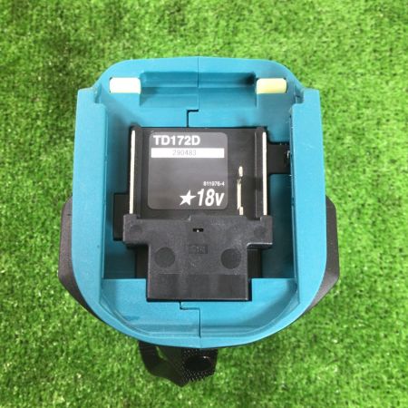  MAKITA マキタ 充電式インパクトドライバ 18V ブルー 本体のみ （充電器・バッテリー別売り） TD172DZ