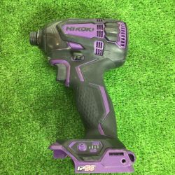 ** HITACHI 日立 36V コードレスインパクトドライバ プレミアムパープル&ブラック 本体のみ WH18DDL2 Cランク