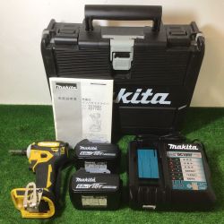 ＊＊ MAKITA マキタ 充電式インパクトドライバ 18V/6,0Ah 付属品完備 TD172DGX FY イエロー Aランク