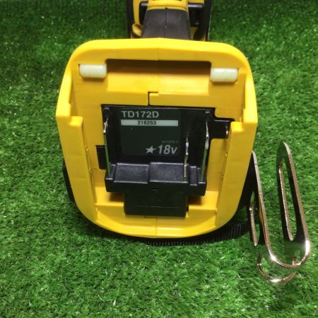  MAKITA マキタ 充電式インパクトドライバ 18V/6,0Ah 付属品完備 TD172DGX FY イエロー