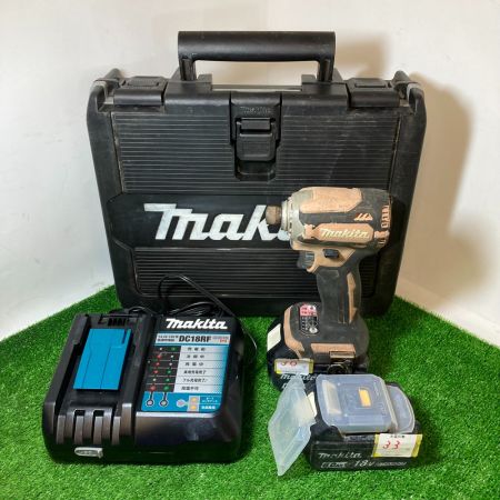  MAKITA マキタ 充電式インパクトドライバ 18V/6,0Ah バッテリ2個 TD171DGX FC フレッシュカッパー