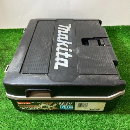  MAKITA マキタ 充電式インパクトドライバ 18V/6,0Ah バッテリ2個 TD171DGX FC フレッシュカッパー