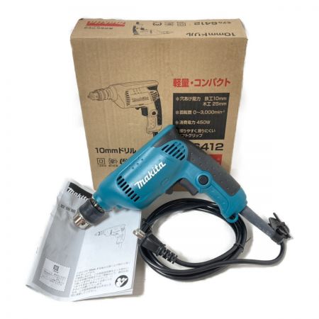  MAKITA マキタ 10mm コード式ドライバドリル 無断変速 6412