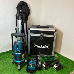 ** MAKITA マキタ グリーン レーザー墨出し器  フルライン （三脚・受光器・ケースなど付属品あり） SK505GD Bランク