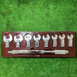 ** ASAHI 旭金属工業株式会社 トルクレンチ スパナヘッドセット 9点 ケース欠品 LC900 Aランク