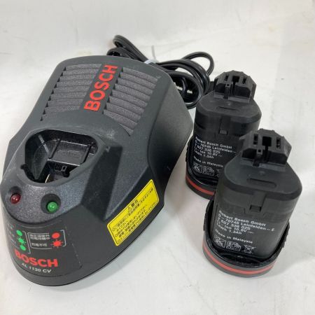  BOSCH ボッシュ 10,8V 充電式マルチツール （充電器・バッテリ2個・先端工具・ケース付） GMF10.8V-LI