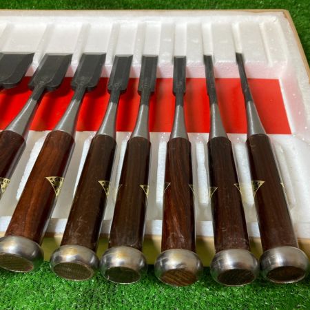  橘左近 最高級鑿 叩きノミ 9本セット