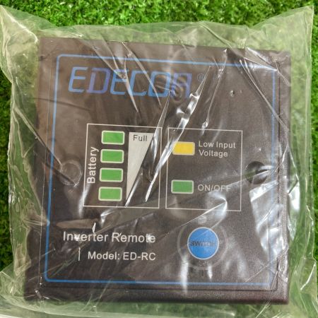  EDECOA 電力インバーター 12V 出力100V 定格出力2000W 取説・リモコンなど付属品付 DPM20