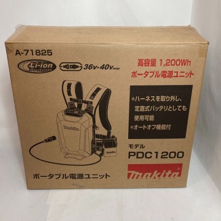  MAKITA マキタ 1200Wh ポータブル電源ユニット 別売りアダプタ付属 PDC1200