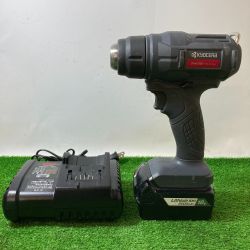 ** KYOCERA キョウセラ 充電式ホットエアガン 18V/5,0Ah 充電器・バッテリ1個付属 DHAG180 Bランク