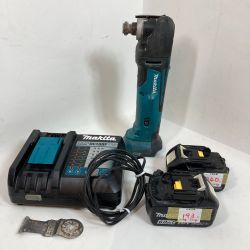 ** MAKITA マキタ 18V 充電式マルチツール 充電器・バッテリ2個付 TM51D Bランク