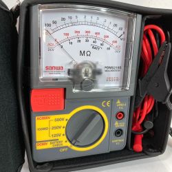 ** SANWA 三和 定格電圧3レンジ式 絶縁抵抗計 PDM5219S Sランク