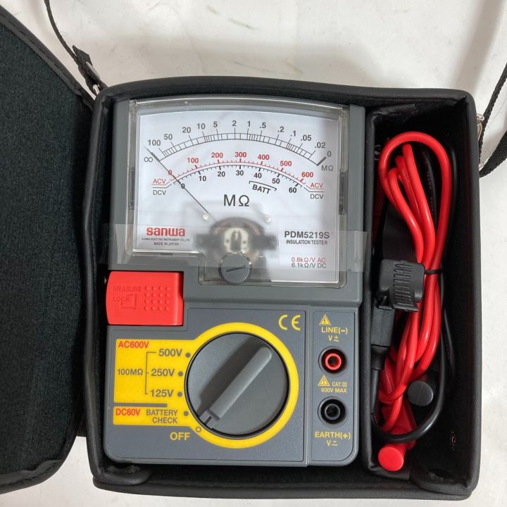 SANWA 三和 定格電圧3レンジ式 絶縁抵抗計 PDM5219S - 中古 - なんでも