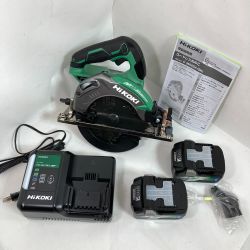 ** HiKOKI ハイコーキ 36V 165mm コードレス丸のこ バッテリー2個付 C3606DA(SK) 2XPS Sランク