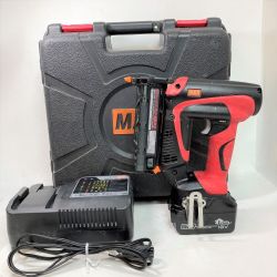 ** MAX マックス 15~35mm 18V 充電式ピンネイラ 充電器・バッテリ1個・ケース付 TJ-35P3 Bランク